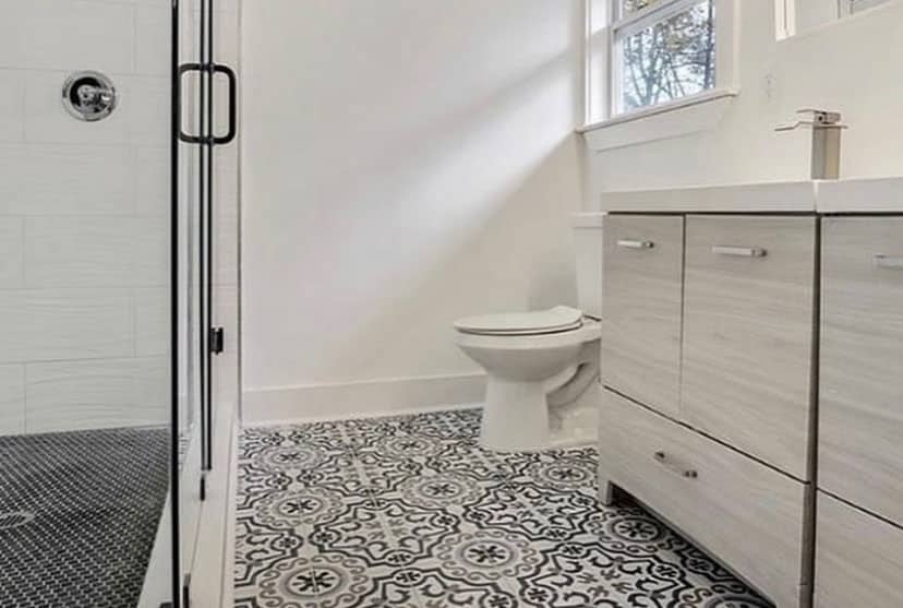 bathroom flooring remodel